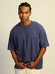 KOLBY LOOSE FIT TEXT TEE - VINTAGE BLUE KOLBY - Boathouse USA