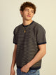 KOLBY RELAXED FIT KNIT TEE - CHARCOAL NAVY KOLBY - Boathouse USA