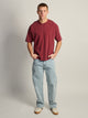 KOLBY LOOSE FIT FOOTBALL TEE - BURGUNDY KOLBY - Boathouse USA