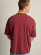 KOLBY LOOSE FIT FOOTBALL TEE - BURGUNDY KOLBY - Boathouse USA