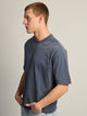 KOLBY LOOSE FIT FOOTBALL TEE - CHARCOAL NAVY KOLBY - Boathouse USA