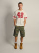 KOLBY LOOSE FIT FOOTBALL TEE - WHITE KOLBY - Boathouse USA