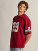 KOLBY LOOSE FIT FOOTBALL T-SHIRT - RED KOLBY - Boathouse USA