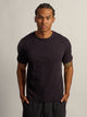 KOLBY SLIM FIT RIBBED T-SHIRT - BLACK KOLBY - Boathouse USA