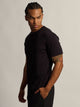 KOLBY SLIM FIT RIBBED T-SHIRT - BLACK KOLBY - Boathouse USA