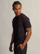 KOLBY SLIM FIT RIBBED T-SHIRT - BLACK KOLBY - Boathouse USA