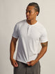 KOLBY SLIM FIT RIBBED T-SHIRT - WHITE KOLBY - Boathouse USA