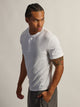 KOLBY SLIM FIT RIBBED T-SHIRT - WHITE KOLBY - Boathouse USA