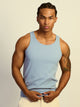 KOLBY RIBBED TANK - DUSTY BLUE KOLBY - Boathouse USA