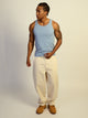 KOLBY RIBBED TANK - DUSTY BLUE KOLBY - Boathouse USA