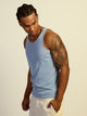 KOLBY RIBBED TANK - DUSTY BLUE KOLBY - Boathouse USA