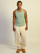 KOLBY RIBBED TANK - DUSTY GREEN KOLBY - Boathouse USA