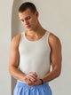 KOLBY RIBBED TANK- OFF WHITE KOLBY - Boathouse USA