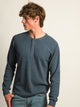 KOLBY WAFFLE HENLEY - NAVY KOLBY - Boathouse USA