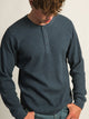 KOLBY WAFFLE HENLEY - NAVY KOLBY - Boathouse USA