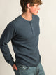 KOLBY WAFFLE HENLEY - NAVY KOLBY - Boathouse USA