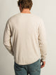 KOLBY WAFFLE HENLEY - OATMEAL KOLBY - Boathouse USA