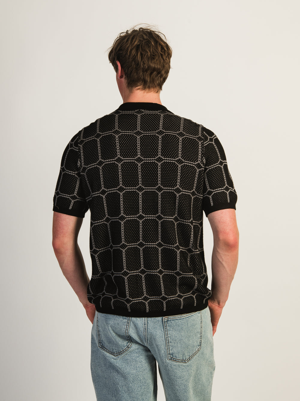 KOLBY KNIT SHIRT - BLACK