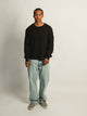 KOLBY SHORT CUT LONG SLEEVE WAFFLE SHIRT - BLACK KOLBY - Boathouse USA