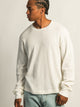 KOLBY SHORT CUT LONG SLEEVE WAFFLE SHIRT - OFF WHITE KOLBY - Boathouse USA