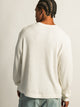 KOLBY SHORT CUT LONG SLEEVE WAFFLE SHIRT - OFF WHITE KOLBY - Boathouse USA