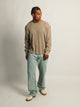 KOLBY SHORT CUT LONG SLEEVE WAFFLE SHIRT - BROWN KOLBY - Boathouse USA