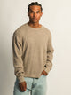 KOLBY SHORT CUT LONG SLEEVE WAFFLE SHIRT - BROWN KOLBY - Boathouse USA
