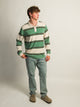 KOLBY LONG SLEEVE RUGBY SHIRT - OATMEAL KOLBY - Boathouse USA