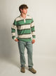 KOLBY LONG SLEEVE RUGBY SHIRT - OATMEAL KOLBY - Boathouse USA