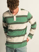 KOLBY LONG SLEEVE RUGBY SHIRT - OATMEAL KOLBY - Boathouse USA