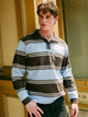 KOLBY LONG SLEEVE RUGBY SHIRT - SKY KOLBY - Boathouse USA