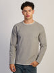LAYERED KNIT TEE - HEATHER GREY