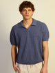 KOLBY RELAXED FIT KNIT POLO - BLUE KOLBY - Boathouse USA