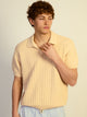 KOLBY RELAXED FIT KNIT POLO - NATURAL KOLBY - Boathouse USA