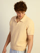 KOLBY RELAXED FIT KNIT POLO - NATURAL KOLBY - Boathouse USA