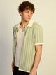 KOLBY RELAXED FIT KNIT BUTTON UP - GREEN KOLBY - Boathouse USA