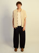 KOLBY RELAXED FIT KNIT BUTTON UP - IRON KOLBY - Boathouse USA