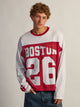 BAGGY LONG SLEEVE TEE - VINTAGE RED KOLBY - Boathouse USA
