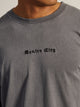 LONG SLEEVE WAFFLE FOOTBALL TEE - CHARCOAL KOLBY - Boathouse USA