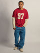 LONG SLEEVE WAFFLE FOOTBALL TEE - RED KOLBY - Boathouse USA