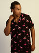 KOLBY FLAMINGO WOVEN SHIRT - BLACK KOLBY - Boathouse USA