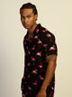 KOLBY FLAMINGO WOVEN SHIRT - BLACK KOLBY - Boathouse USA