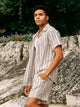 KOLBY STRIPE SHIRT - CREAM KOLBY - Boathouse USA