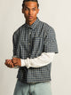KOLBY BOXY PLAID SHIRT - BLUE KOLBY - Boathouse USA