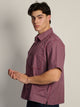 KOLBY BOXY PLAID SHIRT - BURGUNDY KOLBY - Boathouse USA