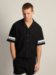 KOLBY SHORT CUT RIBBED BUTTON UP - BLACK KOLBY - Boathouse USA
