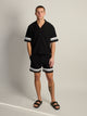 KOLBY SHORT CUT RIBBED BUTTON UP - BLACK KOLBY - Boathouse USA