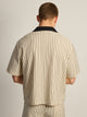 KOLBY SHORT CUT RIBBED BUTTON UP - PINSTRIPE KOLBY - Boathouse USA