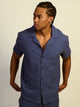 KOLBY RELAXED FIT WOVEN SHIRT - BLUE KOLBY - Boathouse USA