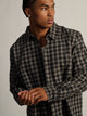 KOLBY SHORT CUT FLANNEL - BLACK KOLBY - Boathouse USA